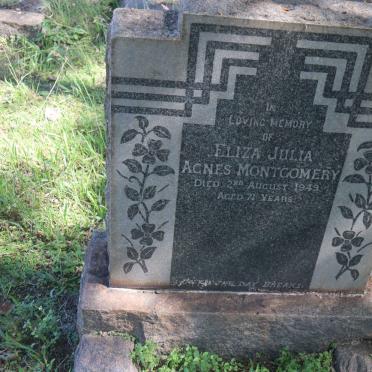 MONTGOMERY Eliza Julia Agnes -1949