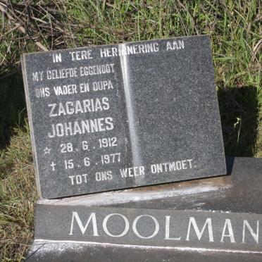 MOOLMAN Zagarias Johannes 1912-1977