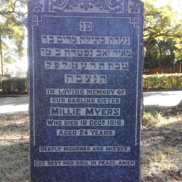 MYERS Millie -1918