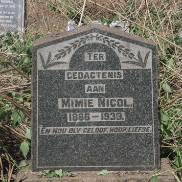 NICOL Mimie 1886-1939