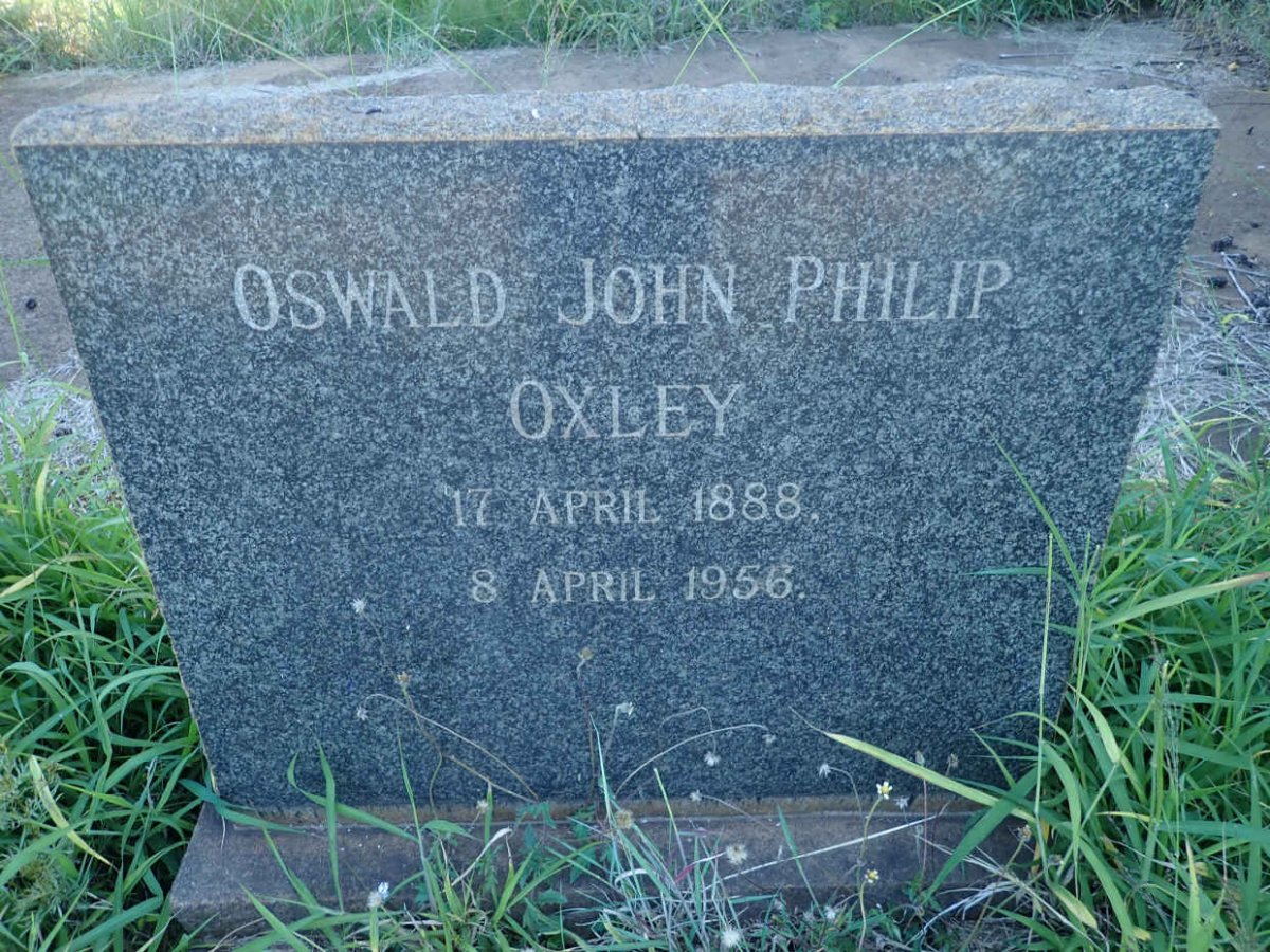 OXLEY Oswald John Philip 1888-1956