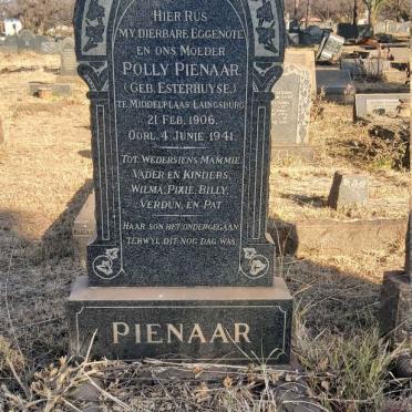 PIENAAR Polly nee ESTERHUYSE 1906-1941