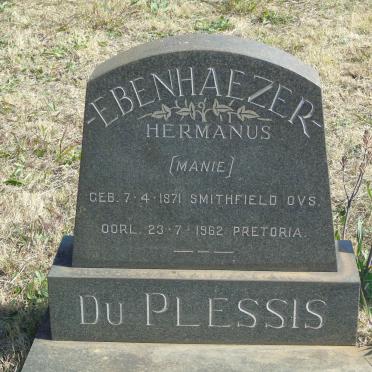 PLESSIS Hermanus, du 1871-1962