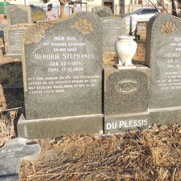 PLESSIS Hendrik Stephanus, du 1899-1954 & Jacoba Maria 1901-1979 :: DU PLESSIS W.A. 1922-2006 & Edith Maud 1922-2008