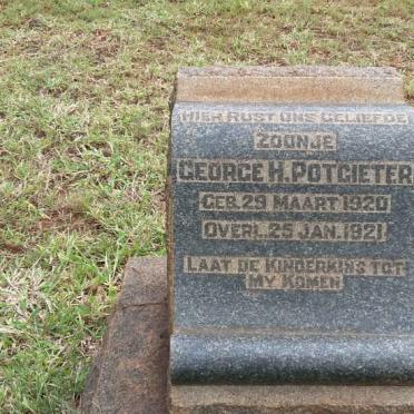 POTGIETER George H. 1920-1921