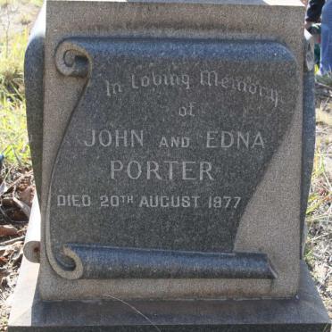 PORTER John -1977 &amp; Edna -1977
