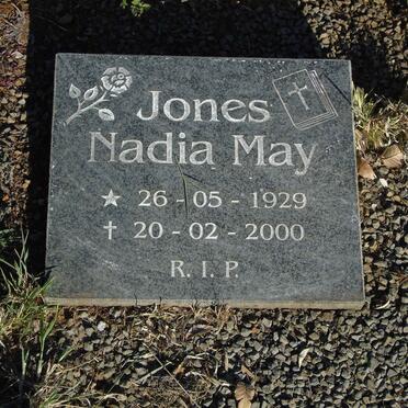 JONES Nadia May 1929-2000