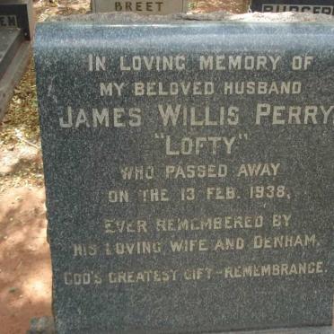 PERRY James Willis -1938