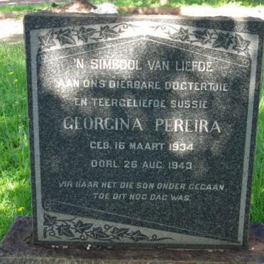 PEREIRA Georgina 1934-1943