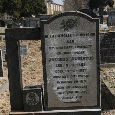 PREEZ Jacobus Albertus, du 1899-1953