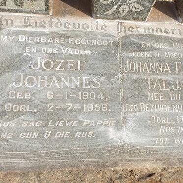 PREEZ Jozef Johannes, du 1904-1956 & Johanna Elizabeth voorheen TALJAARD nee BEZUIDENHOUT 1910-1970_2