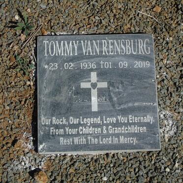 RENSBURG Tommy, van 1936-2019 &amp; Eunice 1939-2015