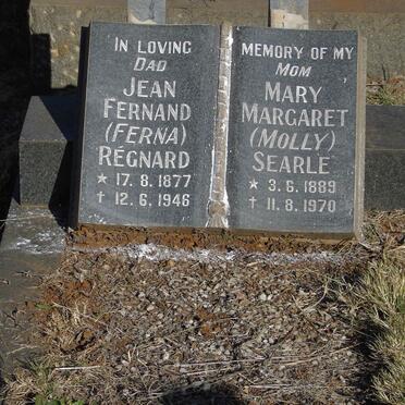 REGNARD Jean Fernand 1877-1946 &amp; Mary Margaret SEARLE 1889-1970