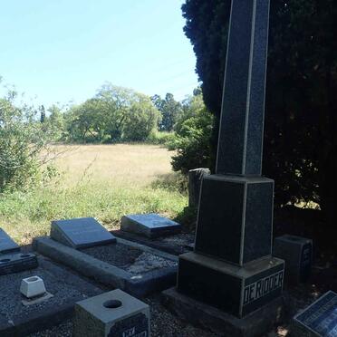 RIDDER, de  Family Grave