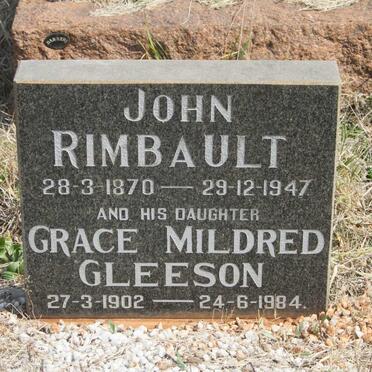 RIMBAULT John 1870-1947 :: GLEESON Grace Mildred 1902-1984