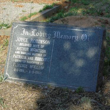 ROBINSON Joyce 1915-1959