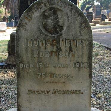 ROBINSON Thomas Henry -1917