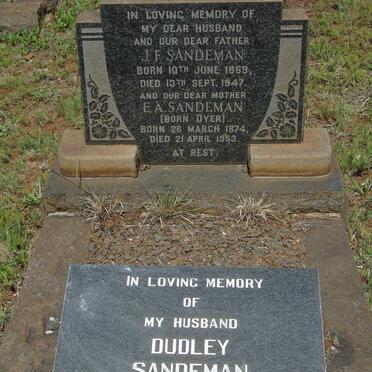 SANDEMAN J.F. 1869-1947 & E.A. DYER 1874-1953 :: SANDEMAN Dudley 1902-1984