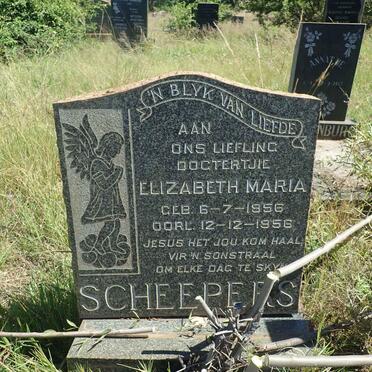 SCHEEPERS Elizabeth Maria 1956-1956