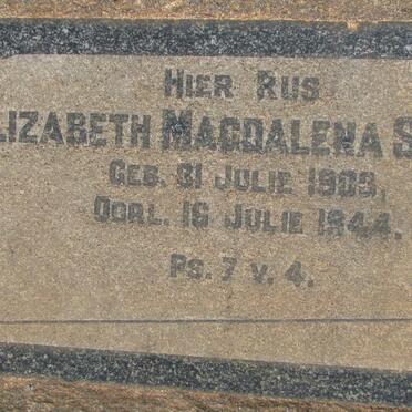 SMIT Elizabeth Magdalena 1903-1944