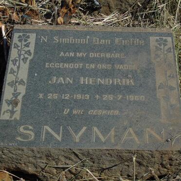 SNYMAN Jan Hendrik 1913-1960