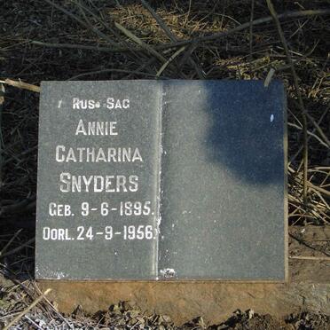 SNYDERS Annie Catharina 1895-1956
