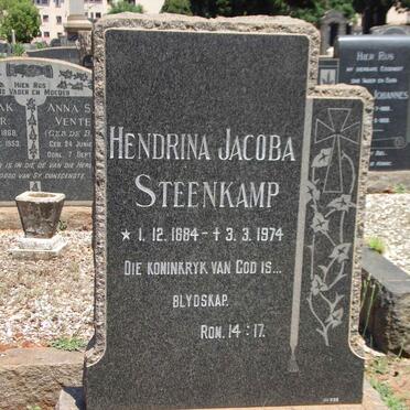 STEENKAMP Gert Jacobus 1885-1953 &amp; Hendrina Jacoba 1884-1974 :: STEENKAMP J.J. 1916-1999 &amp; S.J. 1913-2000