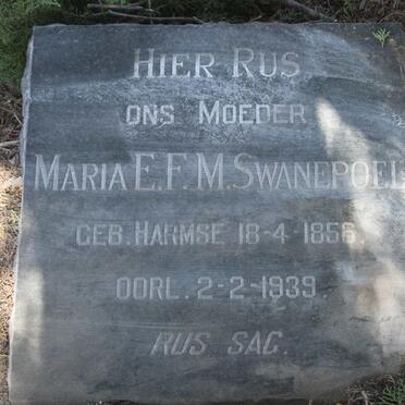 SWANEPOEL Maria E.F.M. nee HARMSE 1856-1939