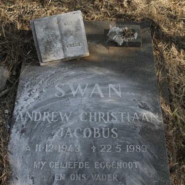 SWAN Andrew Christiaan Jacobus 1943-1989