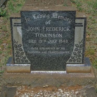 TONKINSON John Frederick -1949