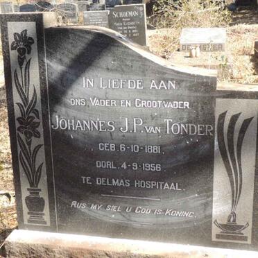 TONDER Johannes J.P., van 1881-1956