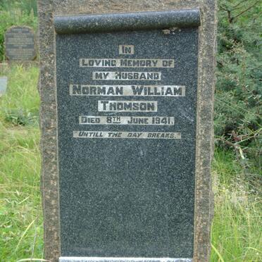 THOMSON Norman William -1941