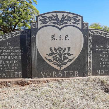 VORSTER Stephanus Hendrik 1892-1961 &amp; Martha Sophia 1897-1963