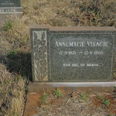 VISAGIE Annemarie 1921-1960
