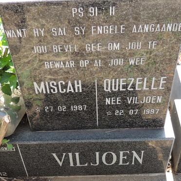VILJOEN Miscah 1987-  & Quezelle VILJOEN 1997- 