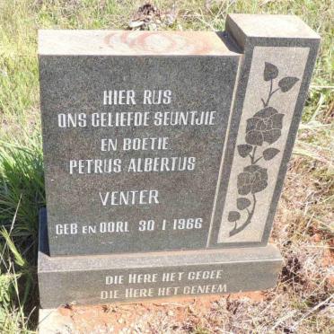 VENTER Petrus Albertus 1966-1966