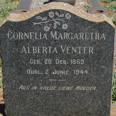 VENTER Cornelia Margaretha Alberta 1869-1944