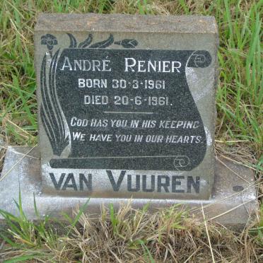 VUUREN Andre Renier, van 1961-1961