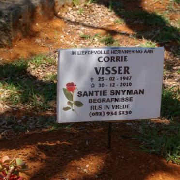 VISSER Corrie 1947-2010