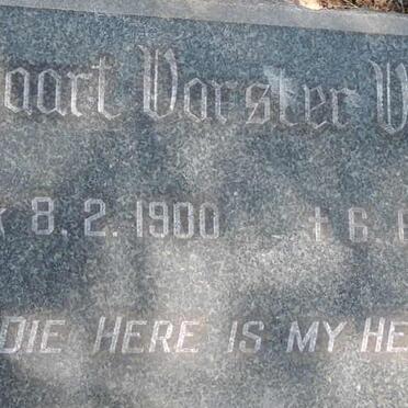 VILJOEN Tjaart Vorster 1900-1974