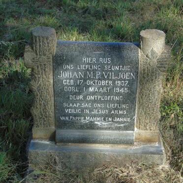 VILJOEN Johan M.P. 1937-1945