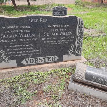 VORSTER Schalk Willem 1906-1958 :: VORSTER Schalk Willem 1941-1970