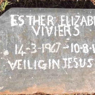 VIVIERS Esther Elizabeth 1967-1967