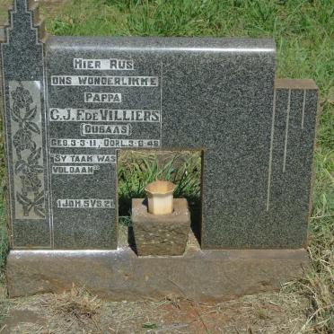 VILLIERS C.J.F., de 1911-1948