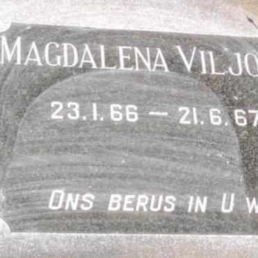 VILJOEN Magdalena 1966-1967