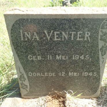 VENTER Ina 1945-1945