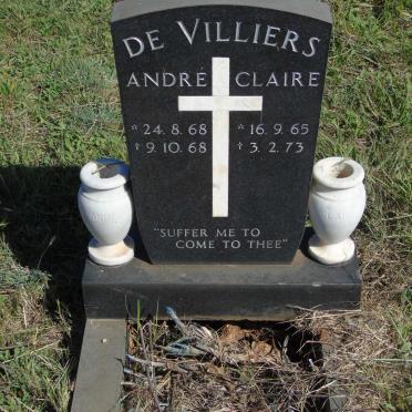 VILLIERS Claire, de 1965-1973 :: DE VILLIERS Andre 1968-1968 