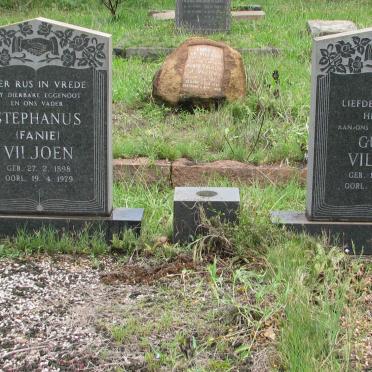 VILJOEN Stephanus 1898-1979 &amp; Gussy 1907-1985
