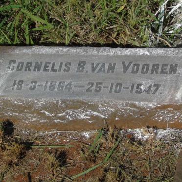 VOOREN Cornelis B., van 1864-1947