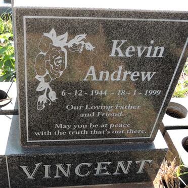 VINCENT Kevin Andrew 1944-1999